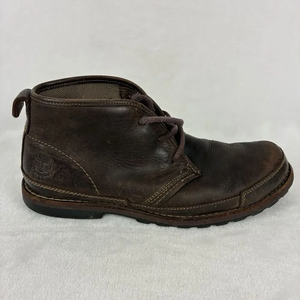 Timberland Earthkeepers Leather Chukka Boots Men’s Size 8.5M Brown Lace Up 21547